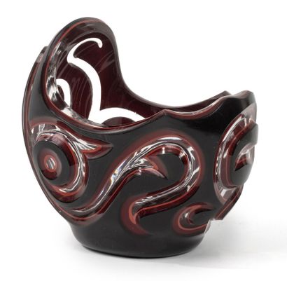 Cristallerie Emile GALLE (1846-1904)
Flat-bottomed...