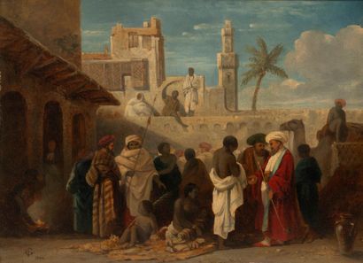 Attributed to Frederick GOODALL (1822-1904)
Slave...