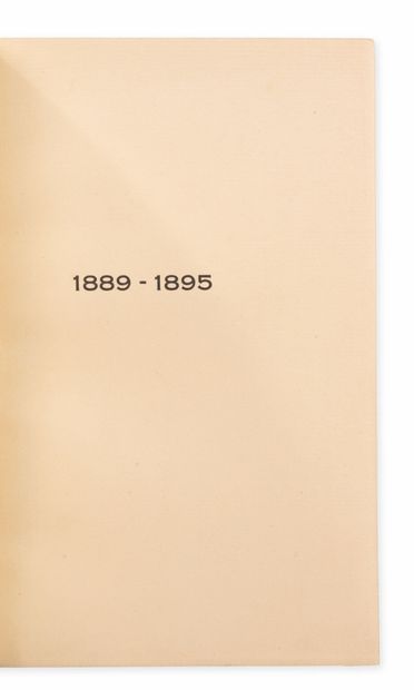 GIDE (André)
Cahier.1889-1895.S.I., s.d....