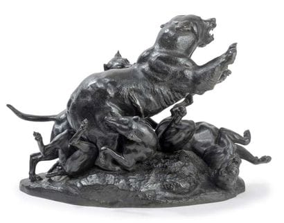 After Antoine Louis BARYE (1796-1875)
Bear...