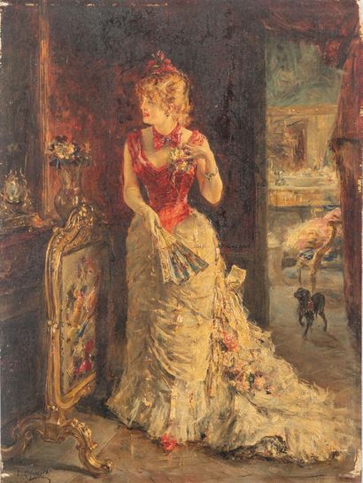 Eduardo GARRIDO (1856-1949)
Elegant woman...