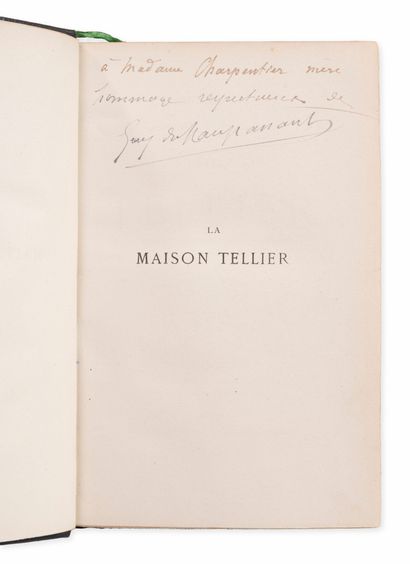 MAUPASSANT (Guy de)
La maison Tellier. Paris,...