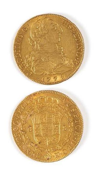 SPAIN: Charles III (1759-1788)
8 gold escudos....