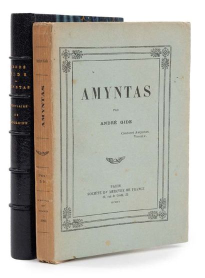 GIDE (André)
Amyntas. Paris, Mercure de France,...