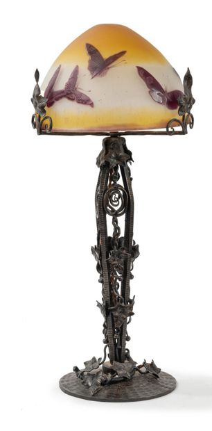 GALLE & TRICHARD factory
Table lamp with...