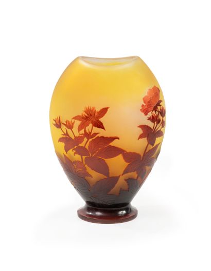 Establishment GALLE
Vase on small foot, flattened...