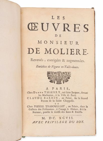 MOLIERE
The works of Monsieur de Molière....
