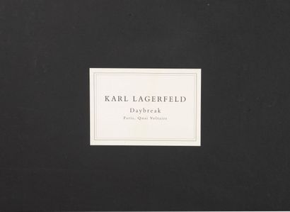 Karl LAGERFELD (1938-2019)
Daybreak II, Paris,...