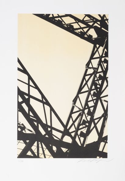 Karl LAGERFELD (1938-2019) 
Abstract Eiffel...