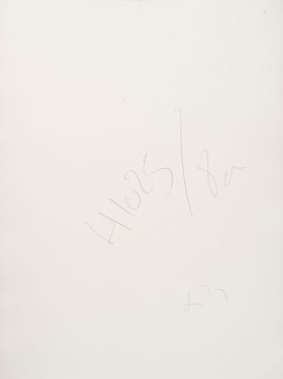 Karl LAGERFELD (1933-2019)
Untitled, circa...