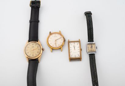OMEGA, LIP, MIKADO...
Lot two four men's...