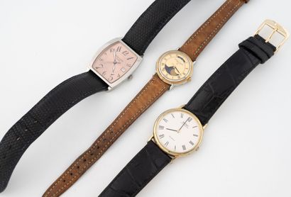 FAVRE LEUBA SEIKO
Set of three steel and...