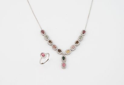 Half-set in sterling silver (925) comprising...