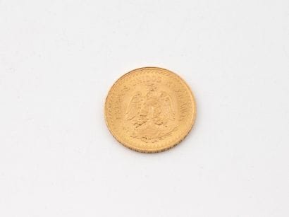 MEXIQUE 
Une pièce de 2,5 pesos or 1945.
Poids...