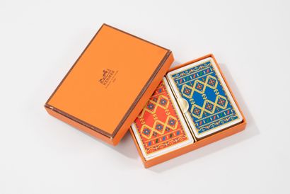 HERMES 
Two decks of cards.
One red pack...