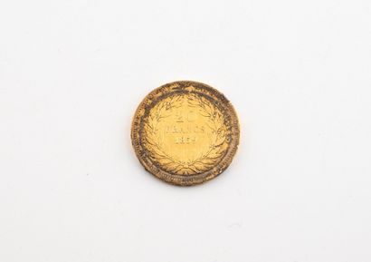 Pièce de 20 Francs or (750) Napoléon III,...