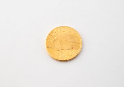 Etats-Unis
Pièce de 20 dollars en or,1925.
Poids...
