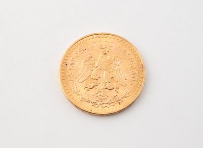 MEXIQUE
Pièce de 50 pesos en or, 1947.
Poids...