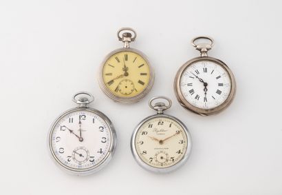 Lot of four pocket watches including: 
-...