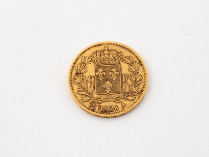 Pièce de 40 francs or (900), Charles X, 1828....