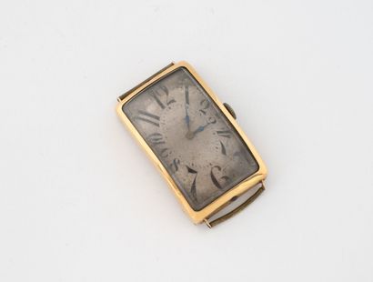 TAVANNES Watch
Yellow gold (750) convex watch...