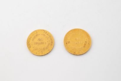 FRANCE, Consulat (1799-1804)
Deux pièces...