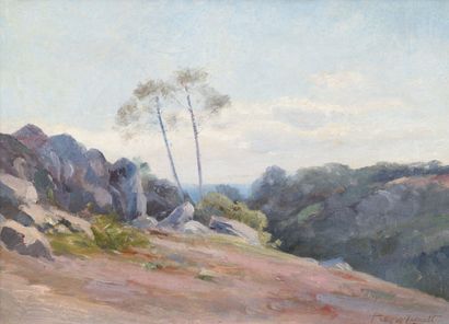 Tibulle Marie FURCY de LAVAULT (1847-1915)
Paysage...