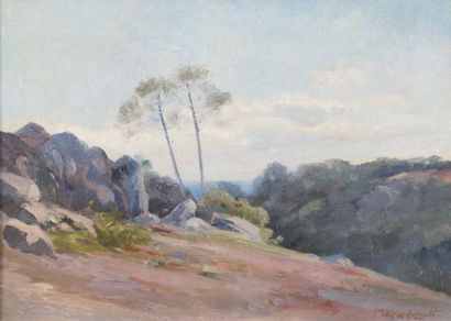 Tibulle Marie FURCY de LAVAULT (1847-1915)
Paysage...