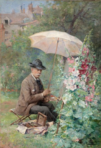Tibulle Marie FURCY de LAVAULT (1847-1915)
Autoportrait...