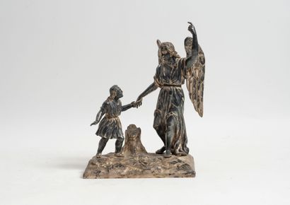 19th century school
Young boy with an angel...