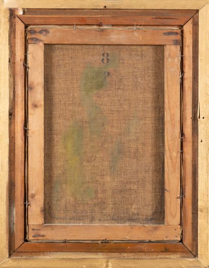 Lot de deux tableaux : 
- A. GALLIZIA (fin...