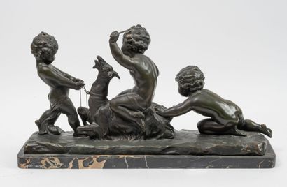 Early 20th century school
Putti playing with...