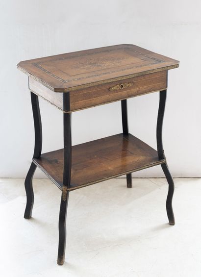 Late 19th or early 20th century. 
Wooden...