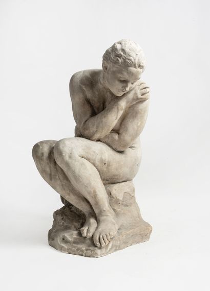 After Aimé-Jules DALOU (1838-1902)
Bather...