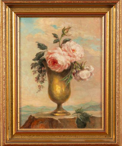 École du XIXeme siècle
Deux tableaux : 
-...