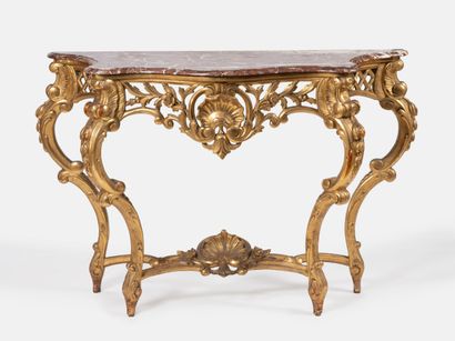 FRANCE, late 19th century
Gilded openwork...