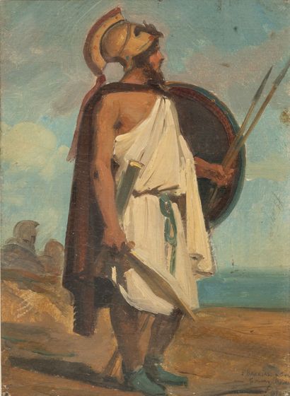 Felix BARRIAS (1822-1907)
Étude d'un guerrier...