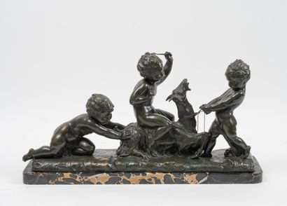 Early 20th century school
Putti playing with...
