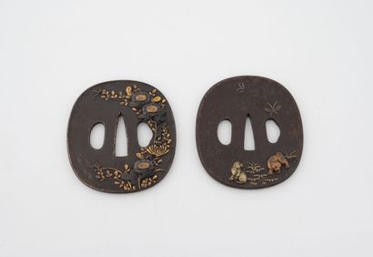 JAPON - Epoque EDO (1603 - 1868), XIXe siècle
Deux...