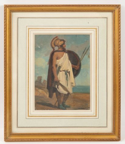 Felix BARRIAS (1822-1907)
Étude d'un guerrier...