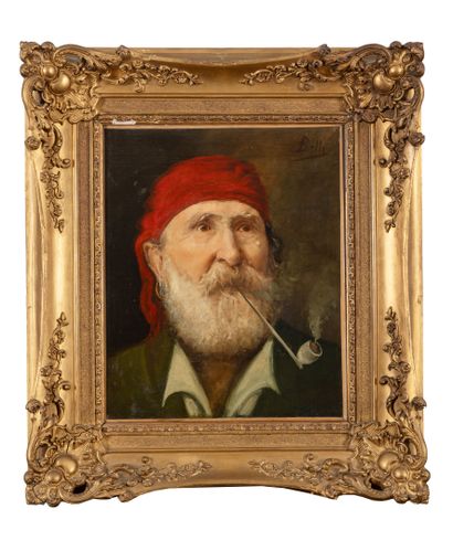 Lot de deux tableaux : 
- A. GALLIZIA (fin...