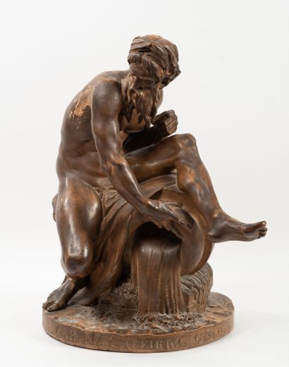 After Jean-Jacques CAFFIERI (1725-1792)
River...