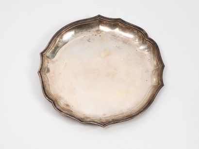 PUIFORCAT
Round platter in silver (950),...