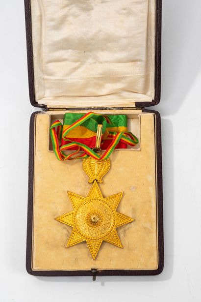ETHIOPIA
Order of the Star.
Commander's jewel...