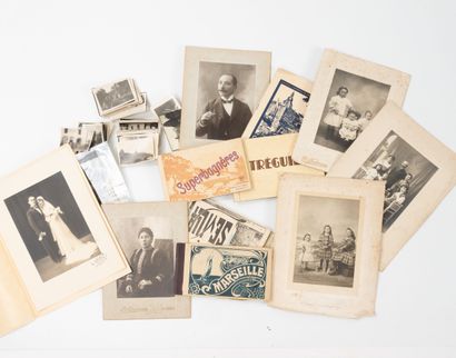 Fort lot de photographies de voyages, d'études...
