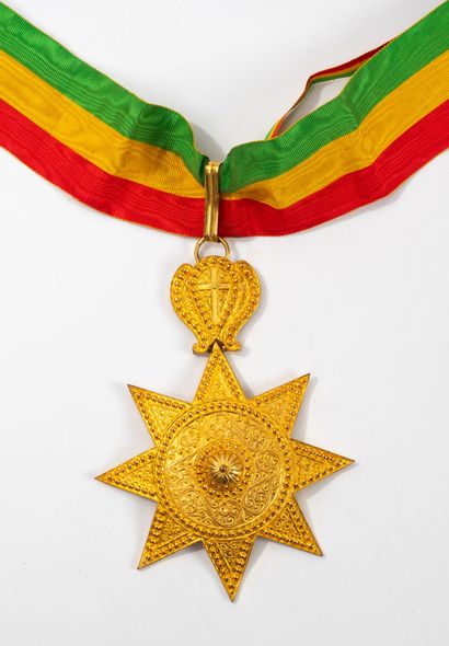 ETHIOPIA
Order of the Star.
Commander's jewel...