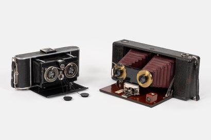 Set of TWO miscellaneous stereoscopic cameras:
-...