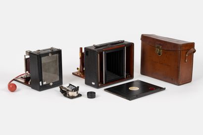 In a leather case, Eastman Kodak camera,...