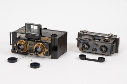 Set of FIVE miscellaneous stereoscopic cameras:
-...