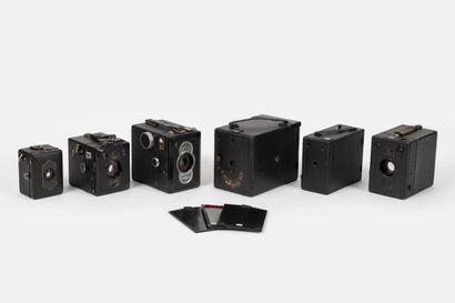 Set of TWELVE mostly BOX cameras, including...